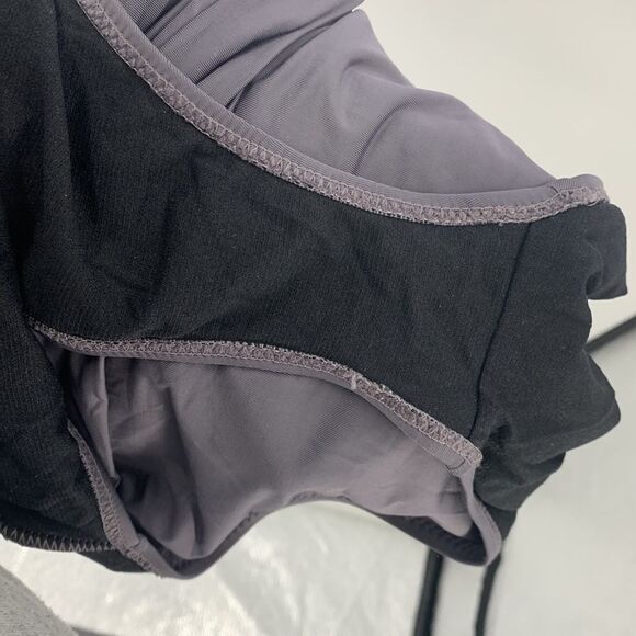 Garnet Hill Gray One Piece Swim Sz 8 - Picture 6 of 9